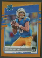 Justin Herbert [Orange] #153 Football Cards 2020 Panini Donruss Optic Prices