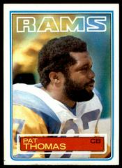 Pat Thomas #95 Football Cards 1983 Topps Prices