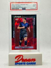 Cade Cowell [Red] Soccer Cards 2021 Topps Chrome MLS Sapphire Prices