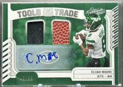 Elijah Moore [Material Autograph] Football Cards 2022 Panini Absolute Tools of the Trade Double Prices