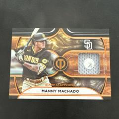 Manny Machado [Orange] #SOA-MMA Baseball Cards 2022 Topps Tribute Stamp of Approval Relics Prices