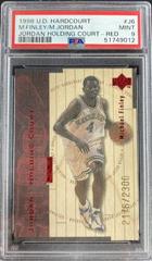 Michael Finley, Michael Jordan [Red] #J6 Basketball Cards 1998 Upper Deck Hardcourt Jordan Holding Court Prices