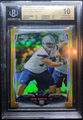 Zack Martin [Gold Refractor] #207 Football Cards 2014 Topps Chrome Prices