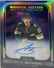 Adam Beckman [Cosmic] Hockey Cards 2021 O-Pee-Chee Rookie Autographs Prices