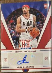 Jose Alvarado [Red] Basketball Cards 2021 Panini Chronicles Hometown Heroes Rookie Autographs Prices