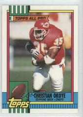 Christian Okoye Football Cards 1990 Topps Tiffany Prices