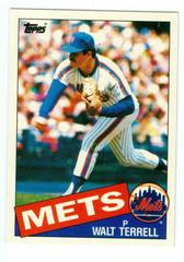 Walt Terrell #287 Baseball Cards 1985 Topps Mini Prices