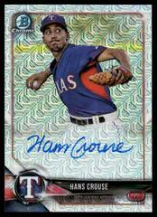 Hans Crouse #HC Baseball Cards 2018 Bowman Mega Box Chrome Autographs Prices