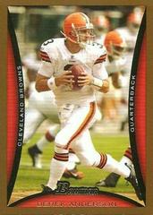 Derek Anderson [Gold] #12 Football Cards 2008 Bowman Prices