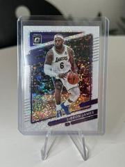 LeBron James [White Sparkle] #41 Basketball Cards 2021 Panini Donruss Optic Prices
