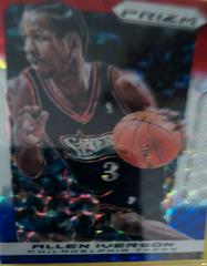 Allen Iverson [Red White and Blue Pulsar Prizm] #214 Basketball Cards 2013 Panini Prizm Prices