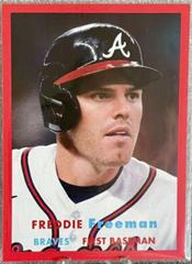 Freddie Freeman [Red] Baseball Cards 2021 Topps Archives Prices