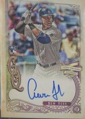 Aaron Judge [Missing Nameplate] #GQA-AJ Baseball Cards 2017 Topps Gypsy Queen Autographs Prices
