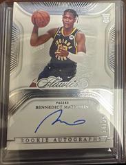 Bennedict Mathurin #15 Basketball Cards 2022 Panini Flawless Rookie Autograph Prices