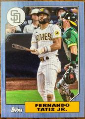 Fernando Tatis Jr. [Blue] #78B-10 Baseball Cards 2022 Topps Mini 1987 Prices