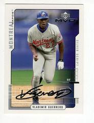 Vladimir Guerrero [Silver Script] Baseball Cards 2000 Upper Deck MVP Prices