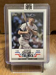 Mickey Mantle Baseball Cards 2022 Topps Salute to The Mick Prices