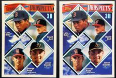 Arias, Bell, Giambi, Ortiz, Prospects [Ortiz, Bell, Giambi, Arias] #369 Baseball Cards 1994 Topps Gold Prices