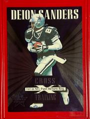Deion Sanders #CT-20 Football Cards 1999 Leaf Rookies & Stars Cross Training Prices