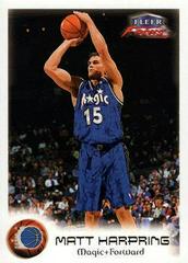 Matt Harpring #91 Basketball Cards 1999 Fleer Focus Prices
