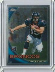 Tim Tebow #C100 Football Cards 2010 Topps Chrome Prices