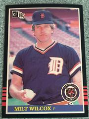 Milt Wilcox #105 Baseball Cards 1985 Donruss Prices