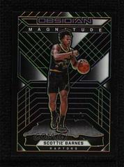 Scottie Barnes [Green] #10 Basketball Cards 2021 Panini Obsidian Magnitude Prices