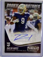 Daelin Hayes #TS-DHA Football Cards 2021 Panini Chronicles Draft Picks Threads Rookie Signatures Prices