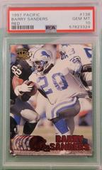 Barry Sanders [Red] Football Cards 1997 Pacific Prices