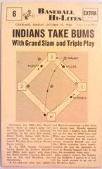 Indians Take Bums #6 Baseball Cards 1960 NU Card Baseball Hi Lites Prices