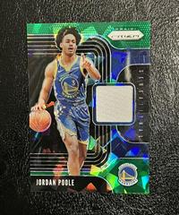 Jordan Poole [Green Ice] #JPL Basketball Cards 2019 Panini Prizm Sensational Swatches Prices