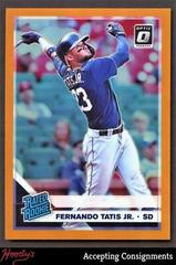 Fernando Tatis Jr. [Orange] Baseball Cards 2019 Panini Donruss Optic Prices