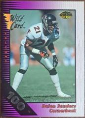 Deion Sanders [100 Stripe Silver] Football Cards 1992 Wild Card Field Force Prices