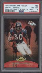 Terrell Davis [Red Refractor w/ Coating] Football Cards 1999 Topps Finest Team Prices