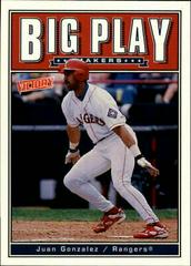 Juan Gonzalez #397 Baseball Cards 1999 Upper Deck Victory Prices
