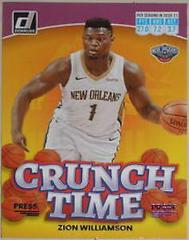 Zion Williamson [Press Proof] Basketball Cards 2022 Panini Donruss Crunch Time Prices