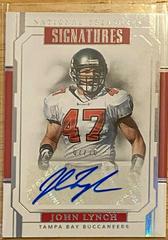 John Lynch [Gold] Football Cards 2018 National Treasures Signatures Prices