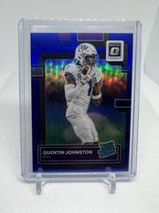 Quentin Johnston [Blue] #3 Football Cards 2023 Panini Chronicles Draft Picks Prices
