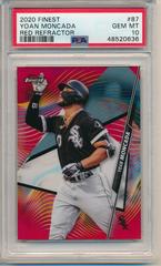Yoan Moncada [Red Refractor] #87 Baseball Cards 2020 Topps Finest Prices