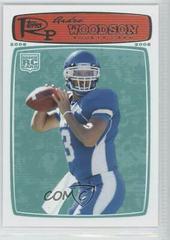 Andre Woodson #168 Football Cards 2008 Topps Rookie Progression Prices
