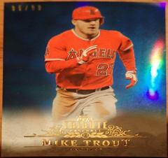 Mike Trout [Blue] Baseball Cards 2013 Topps Tribute Prices