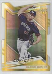 Gabriel Hughes [Aspirations Die Cut Gold] #10 Baseball Cards 2022 Panini Elite Extra Edition Prices