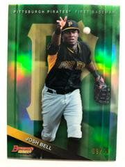 Josh Bell [Green Refractor] #TP-49 Baseball Cards 2015 Bowman's Best Top Prospects Prices