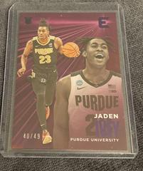 Jaden Ivey [Purple] Basketball Cards 2022 Panini Chronicles Draft Picks Essentials Prices