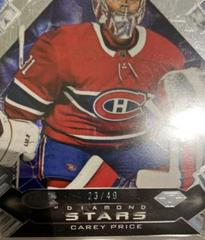 Carey Price [Purple] Hockey Cards 2022 Upper Deck Black Diamond Stars Prices