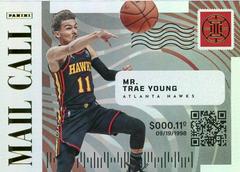 Trae Young Basketball Cards 2021 Panini Illusions Mail Call Prices