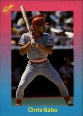 Chris Sabo #53 Baseball Cards 1989 Classic Prices