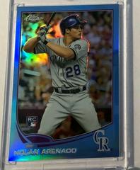 Nolan Arenado [Blue Refractor] #78 Baseball Cards 2013 Topps Chrome Prices