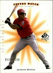 Jackson Melian #117 Baseball Cards 2001 SP Authentic Prices