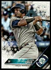 Nelson Cruz [Metallic Snowflake] Baseball Cards 2016 Topps Holiday Prices